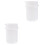 2 Pcs Quartz Crucible Crucible Jewelry Melting Cup 3