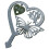 2pcs Tombstone Plugin Commemorate Dad Signage Iron 2