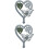 2pcs Tombstone Plugin Commemorate Dad Signage Iron 7
