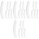 24 Pcs Trunk Protector Pp White Animal Suite 3