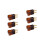 6Pcs Assorted Erhu String Adjusters Fine Tuners Durable Metal Set 4