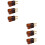 6Pcs Assorted Erhu String Adjusters Fine Tuners Durable Metal Set 6
