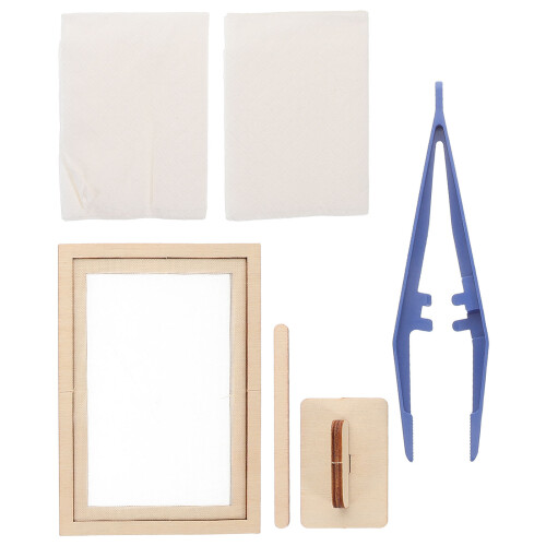 4 Sets Diy Paper Making Kits For Creative Kindergarten Projects