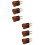 6Pcs Assorted Erhu String Adjusters Fine Tuners Durable Metal Set 7