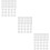 120 Pcs Durable Double-Sided Adhesive Hook And Loop 10