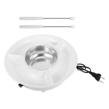 1Set Electric Chocolate Fountain Black Plastic Melting Pot for Kitchen