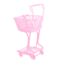 5Pcs Mini Shopping Cart Toy With Handle For Toddlers Pretend Play
