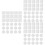 120 Pcs Durable Double-Sided Adhesive Hook And Loop 7