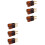 6Pcs Assorted Erhu String Adjusters Fine Tuners Durable Metal Set 3