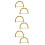 6Pcs Half Round Bamboo Handles for DIY Handmade Beige Bag Replacement 7