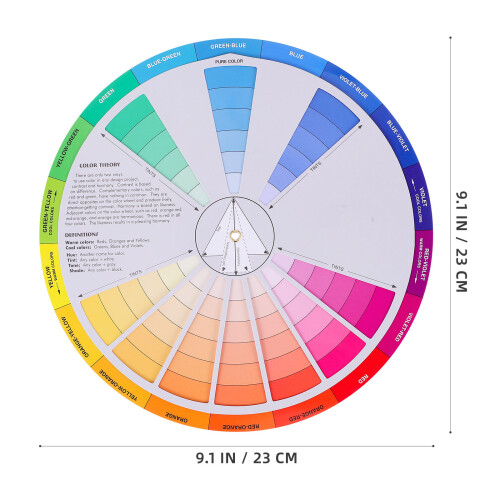 3Pièces Roue Couleurs Multiusage Outil Apprentissage Couleur 1