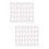 40 Pcs Plastic Drawer Track Guides Replacements 8
