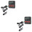 2pcs Humidity Meter Temperature Meter Number Animal 6