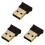 3St Draadloze Usb2.0 Adapter Dual-Mode Ontvanger Zwart Voor Computer 5