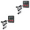 2pcs Humidity Meter Temperature Meter Number Animal 3