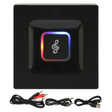 Adaptador de música Bluetooth para TV e PC, excelente som estéreo. Adaptador auxiliar Bluetooth 2 em 1 com transmissão de áudio sem fio, funciona