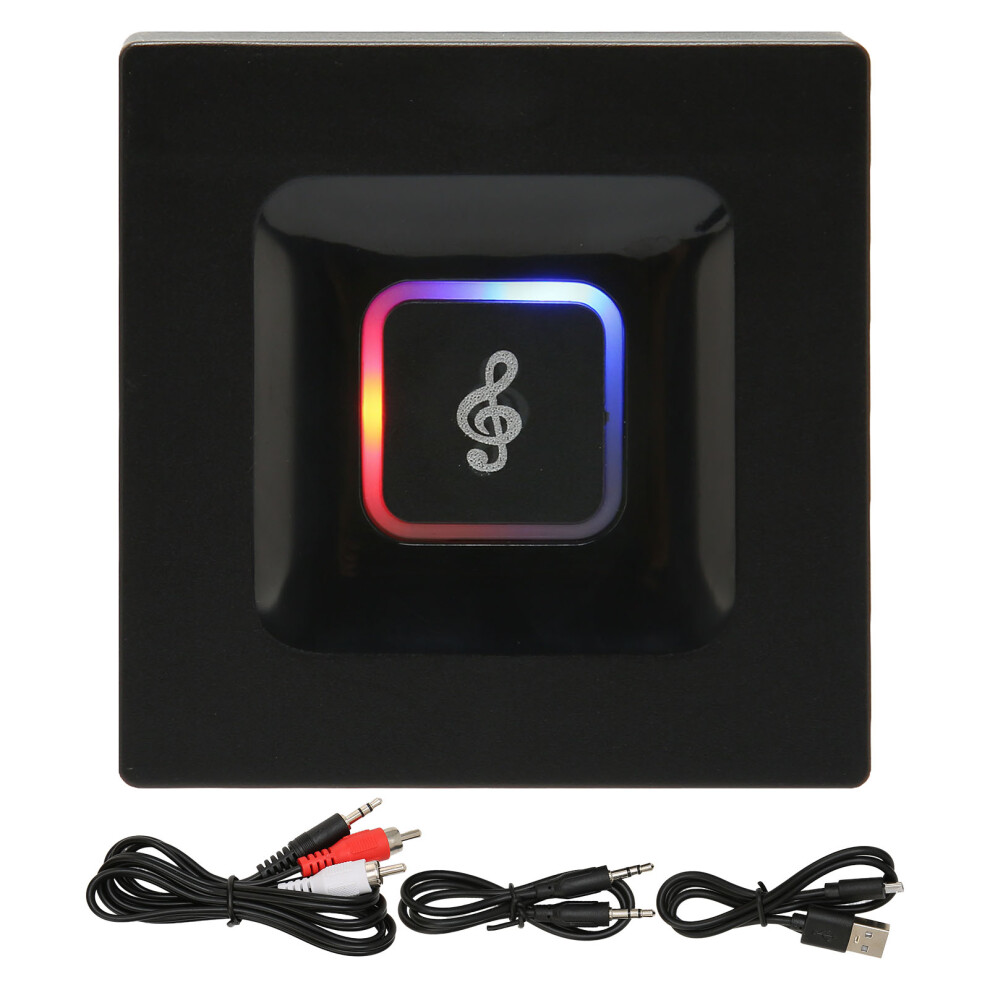 Noise Reduction Bluetooth Transmitter Receiver For Tv And Car Stereo, Low Latency Bass Mode Dual Connection 2 In 1 Bluetooth Aux Adapter With 3 Audio 9773935673922