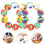 100 Pcs Kids Elastic Eva Throwing Bouncy Balls 10