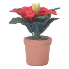 Miniatyrplantedekorasjon, sesongplante, dukkehusdekorasjon av høy kvalitet, premiummaterialer, utsøkt håndverk, miniatyrblomster for 1:12
