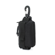 Multifunctional Coin Purse Small Tool Bag Tactically Pouches Belt Bag Outdoor Buckle Bag Small Storage Bag Utility Bag Black Color Ref: 9094