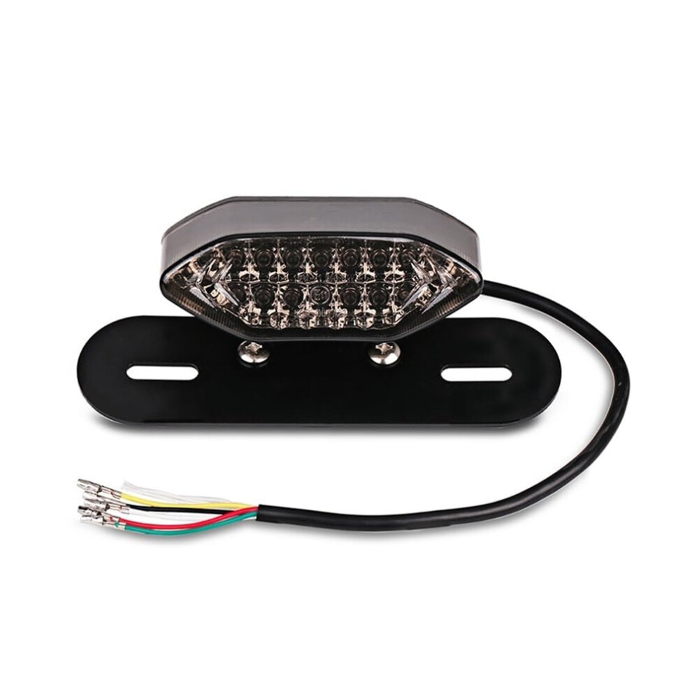 Waterproof Led Motorcycle Turn Signals With Integrated License Plate For Night Visibility Light 9382693794000