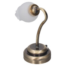 Miniatur-Tulpen-Tischlampe für Puppenhaus, 3x1,8x4cm, LED-Beleuchtung