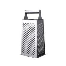 Rasp met antislipvoet, ergonomische handgreep, roestvrijstalen 4-zijdige rasp, scherpe messen voor efficiënt raspen, roestvrij en smaakloos, perfect
