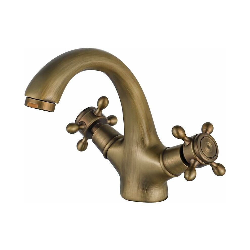 Deck Mount Basin Mixer Tap, Durable Copper Single Lever Design Faucet For Kitchen Bathroom 9358999474250