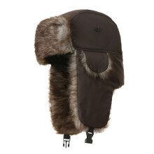 Cappello russo Ushanka per climi freddi, cappello invernale da trapper con paraorecchie per il freddo, cappello invernale unisex con sottogola