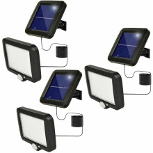 Solar Motion Sensor Lights, Economical Low-Carbon Solution with 56 SMD2835 LED Beads, 300 Lumens, 120 Beam Angle, Automatic Activation for Driveway