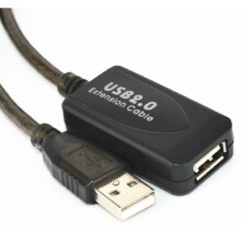 USB2-Verlängerungskabel mit Signalverstärker für zuverlässige Verbindungen über große Entfernungen, aktives Repeaterkabel mit integriertem