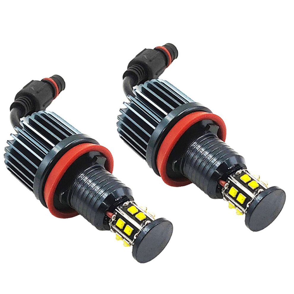 Bmw Led Halo Bulb Upgrade, 6000K Xenon Error-Free, Long Lifespan For E82 E87 E90 E92 E70 (H8) White/Light 9433291780954