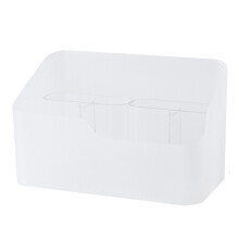 Decorative Floating Shelves, 5-Compartment Makeup Organizers for Widespread Application, Crystal Clear Acrylic Material for Elegant Storage Solutions