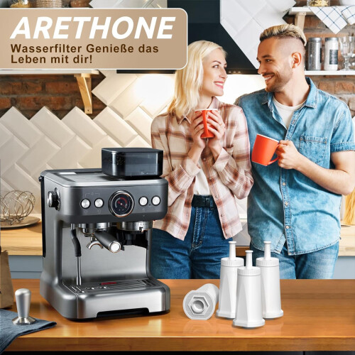 Espresso Machine Water Filter, Activated Carbon & Ion Exchange Technology for Improved Performance and Efficiency 2