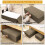 Sturdy Structure Underbed Storage Container, Multi-purpose Use Foldable Fabric Organizer, Ultra Thick Fabric With Reinforced Stitching, Low-profile 3