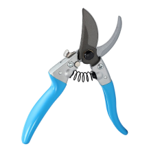 Garden Shears with Low-Friction Coating, Bypass Pruning Shears with Shock Absorbing Spring for Right and Left-Handed Gardeners