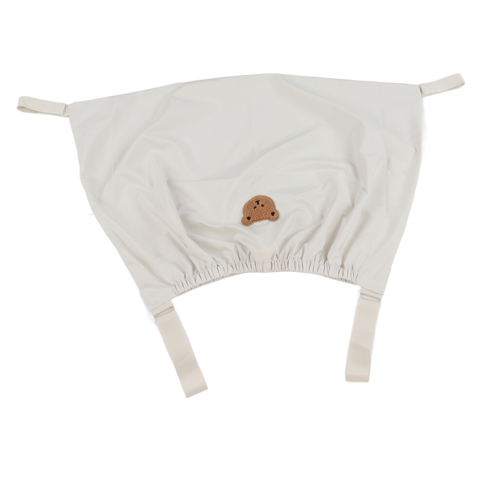 Stroller Storage Bag Baby Nylon Organizer With Adjustable Strap - Beige