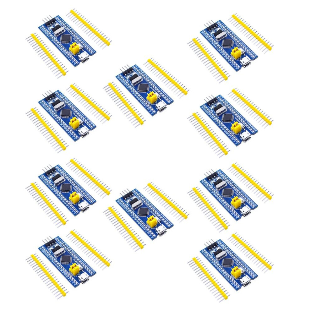 10Pcs Stm32f103c8t6 Minimum System Board Arm Cortexm3 Core For Easy Prototyping 9189345314810