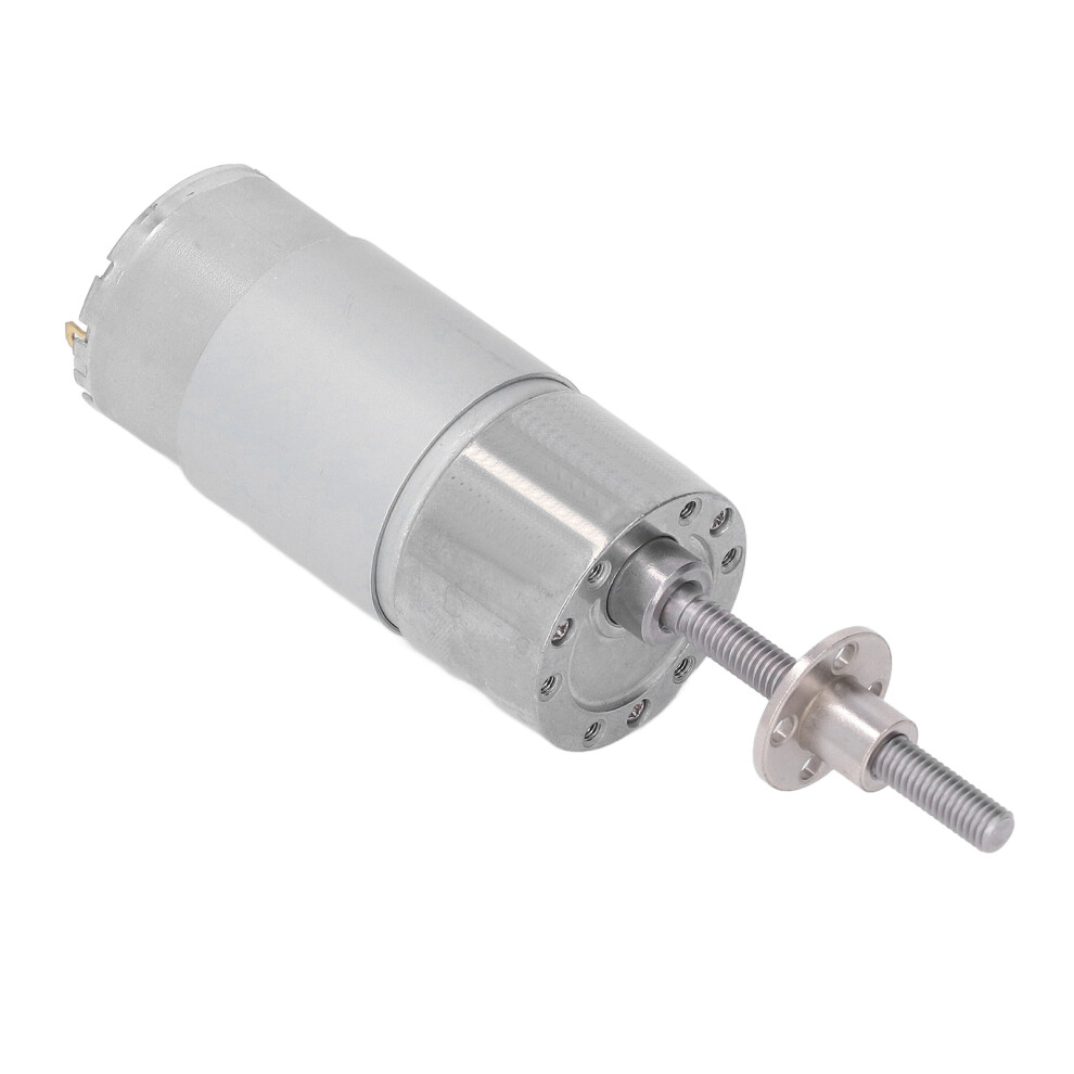 Self Locking Dc Worm Gear Motor 12V 35Rpm With Flange M6 4071371718579