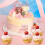 Ποιοτικές χάρτινες επιλογές για cupcakes με γκλίτερ, κούφιες επιλογές για cupcakes γάμου, 3