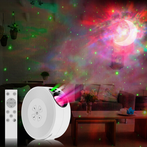 Galactic Symphony, Voice Controlled Starry Ceiling Decor For Enchanting Nighttime Shows, Smart Galaxy Projector For Personalized Space Exploration, 2