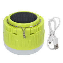 Nødlampe med USB-oplader, multifunktionel lampe med højkapacitetsbatteri til udendørs og indendørs brug