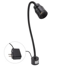 Magnetische voetverlichting voor industriële toepassingen, machineverlichting met flexibele zwanenhalslamp, hittebestendige metalen lamp voor