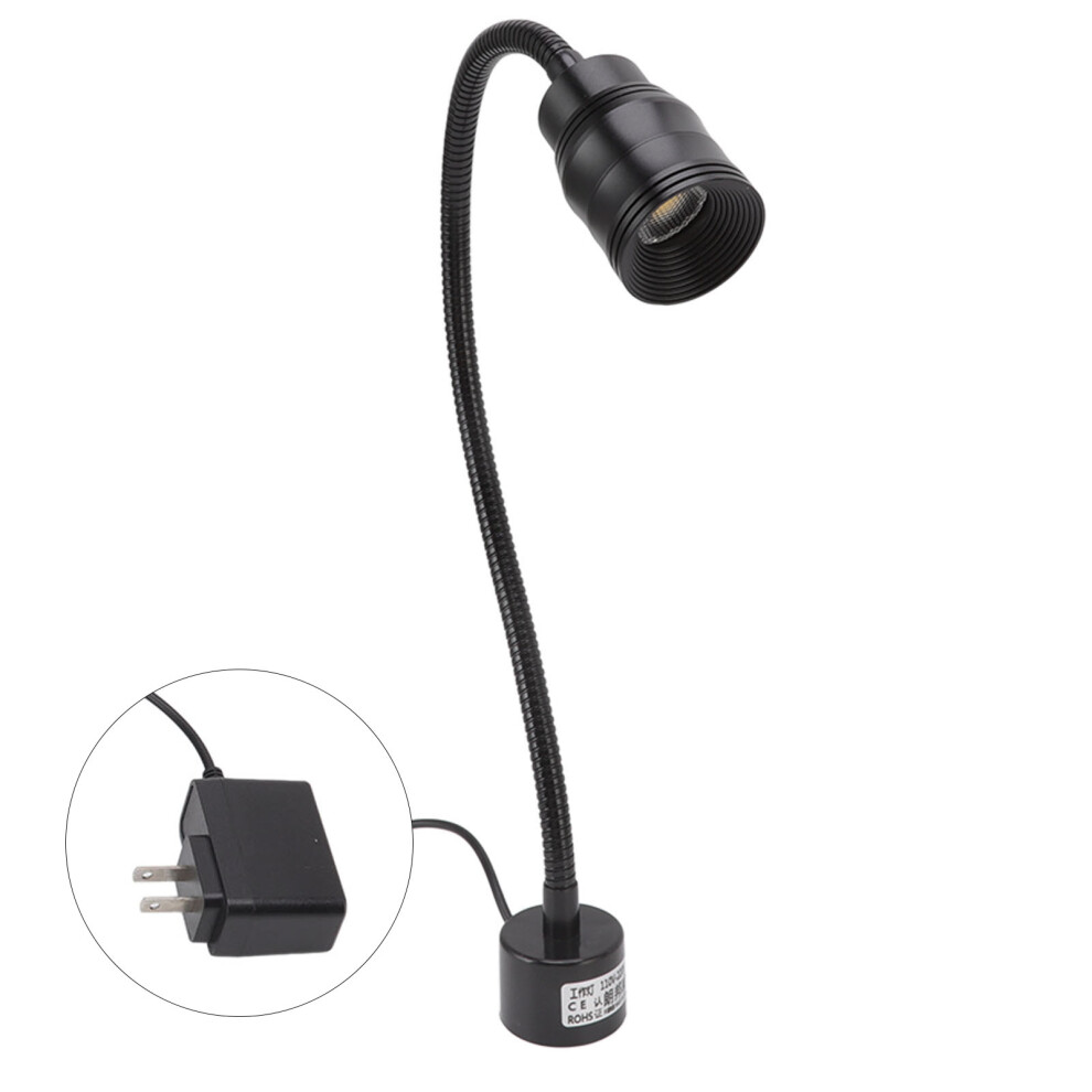 Professional Cob Led Work Light, Industrial Grade Durability Metal Lamp With Flexible Gooseneck, Machine Tool Illumination For Cnc, Punch, Lathe, 9405630784503