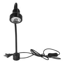 COB LED pracovní světlo s flexibilní lampou s husím krkem, světlo pro průmyslové šicí stroje pro CNC soustruhy a vrtačky, magnetická