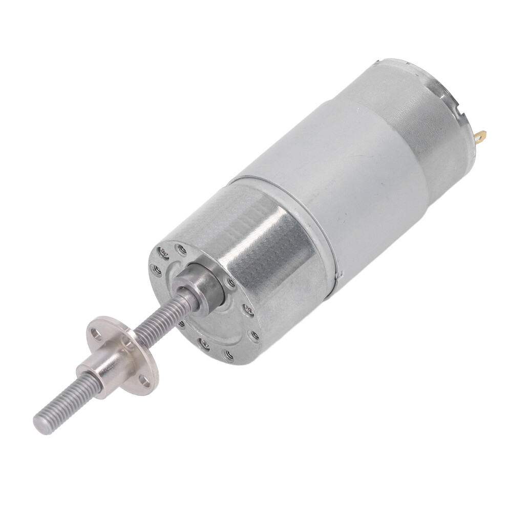 Self Locking 12V Dc Worm Gear Motor With Flange M6 12Rpm Speed Reducer 4681371719249