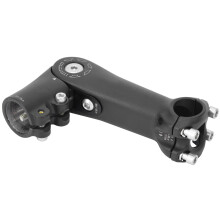 Fietsstuurpen, verstelbaar, 31,8 mm, duurzame universele stuurpen van aluminiumlegering voor comfortabel fietsen, hoekverstelling voor de meeste
