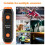 Electronic Whistle 3-Tone, 3 Level Volume, LED Light, Orange 4