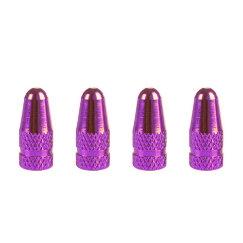 4Pièces Caps De Aluminium Violet Décoratif Résistant 2