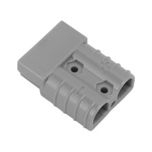 50 A 600 V Konnektor Doppelpolig 5  3,5  1,5 cm Grau